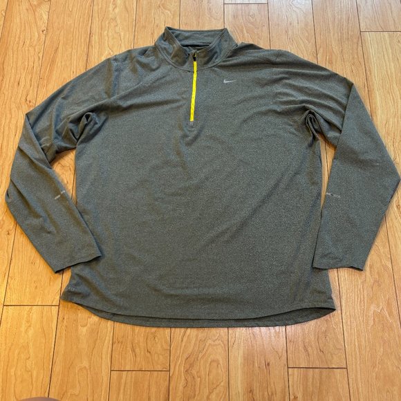 Nike Other - Nike Dri-Fit Long Sleeve 1/4 Zip Pullover Gray Men's Size XL